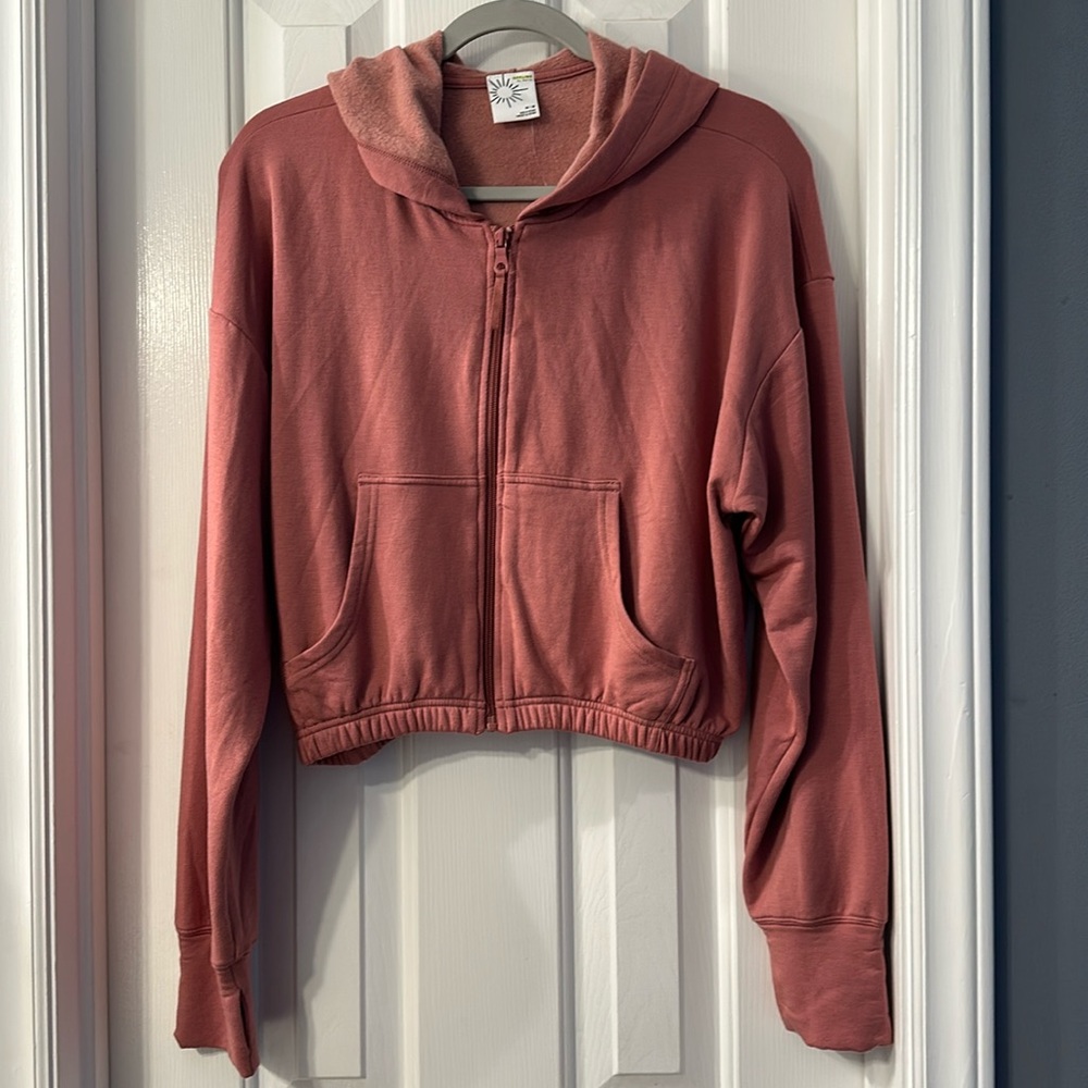 Offline by Aerie Cropped full zip sweatshirt